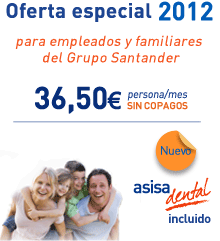 Oferta Asisa Exlucsive Santander 2012